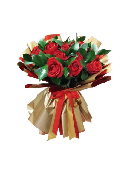Buquê de rosas vermelhas